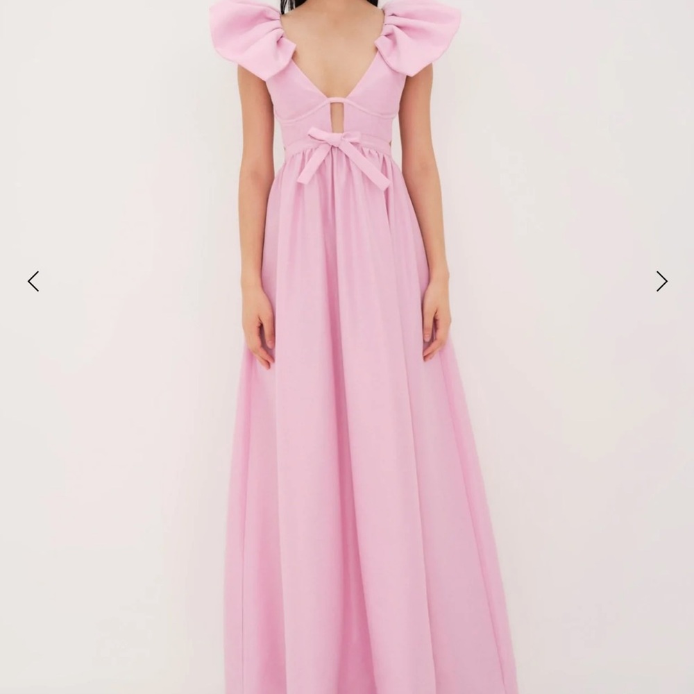 For Love And Lemons Pink Maxi Dress